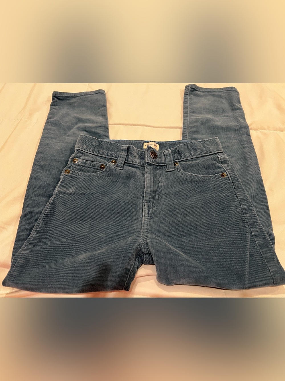 Crewcuts Blue Corduroy Skinny Pants for Kids